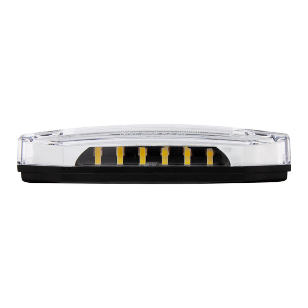 6 Red LED Light (Clearance/Marker) With 6 White LED Side Ditch Light