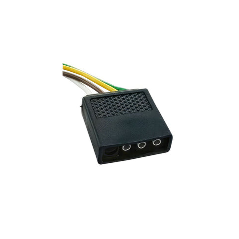 4-Way Flat Molded Male Trailer Connector w/ Polarized Plugs, 1 Pc.