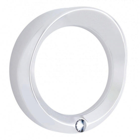 Signature Series Speed/Tachometer Gauge Bezel With Visor For Kenworth - Clear Crystal