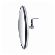 7-1/2" 430 Stainless Steel 320R Convex Mirror - Centered Mounting Stud