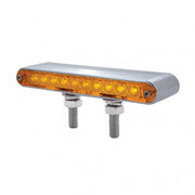 20 LED 6-1/2" Double Face Light Bar - Amber & Red LED/Amber & Red Lens