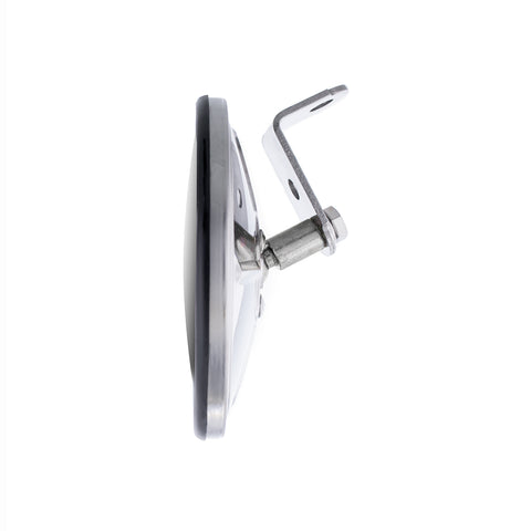 5" 430 Stainless Steel 320R Convex Mirror - Centered Mounting Stud
