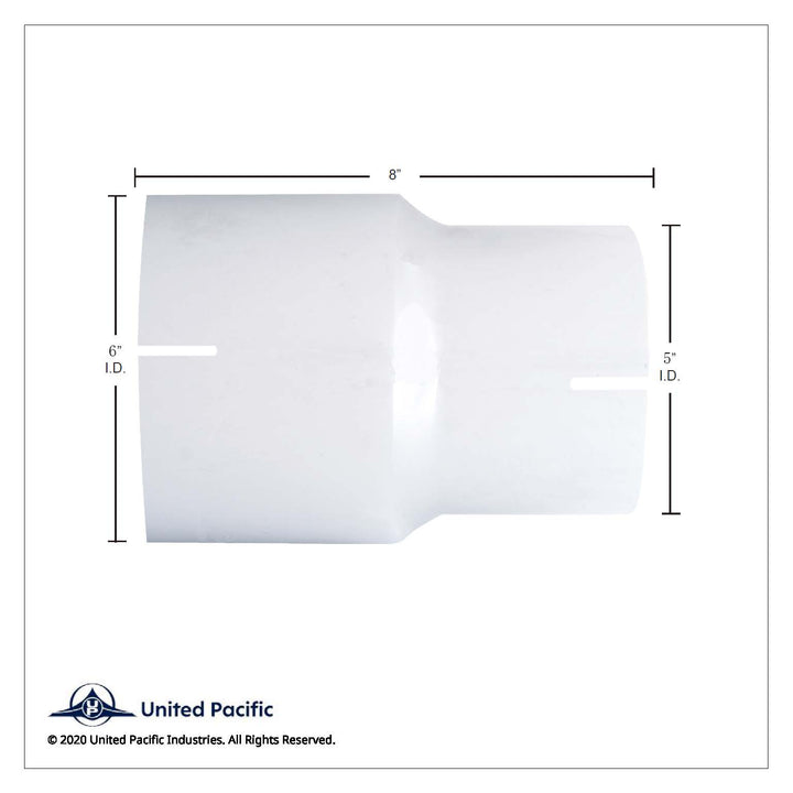 Chrome Reducer 6" I.D. To 5" I.D.