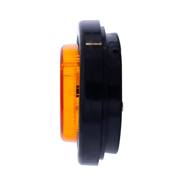 7 LED 2" Round Light Kit (Clearance/Marker) - Amber LED/Amber Lens