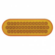 40 LED Oval Turn Signal Light - Amber LED/Amber Lens