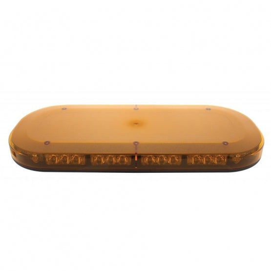 42 High Power LED Micro Warning Light Bar With Amber Lens - Permanent Mount