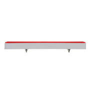 24 LED Dual Function 12" GloLight Bar With Bezel - Red LED/Red Lens