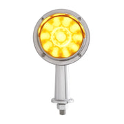 11 LED 2-1/8" Arm Watermelon Honda Light Kit With Visor - Amber LED/Amber Lens