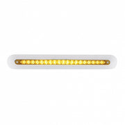 Freightliner 19 LED 12" Mirror Light Bar - Amber LED/Amber Lens