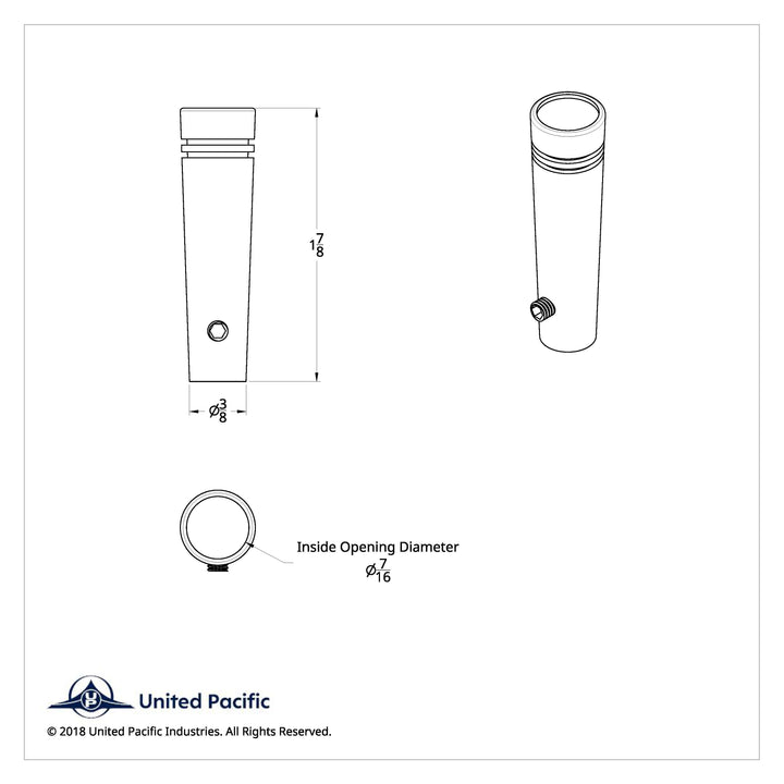 Short Toggle Switch Extension For Peterbilt - Purple Crystal