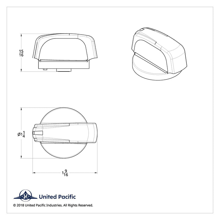 A/C Control Knob For 2006+ Peterbilt