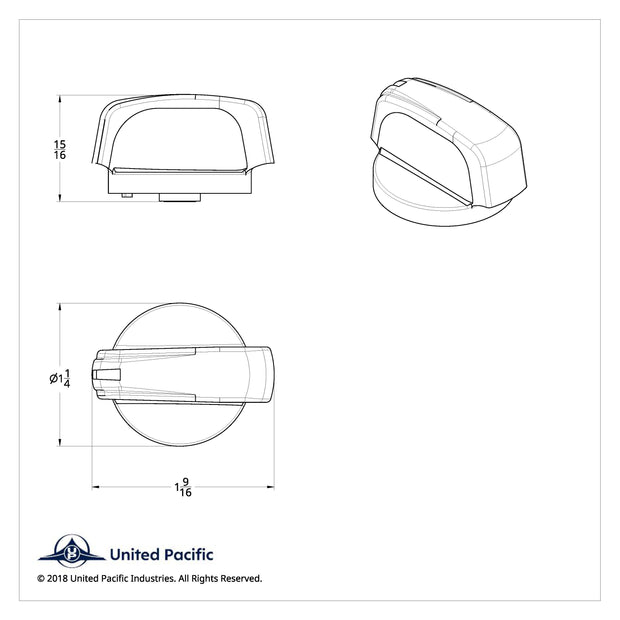 A/C Control Knob For 2006+ Peterbilt