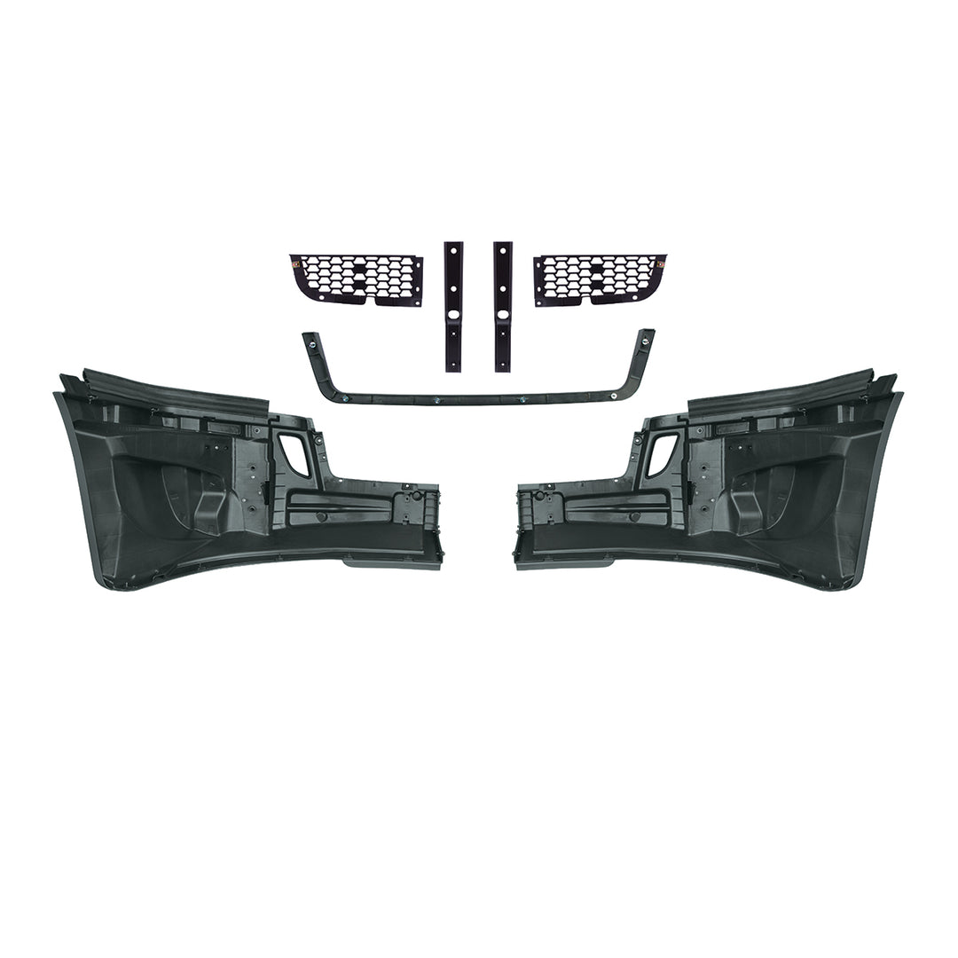 5-Piece Bumper Kit Without Fog Light Opening For 2018-2024 Freightliner Cascadia