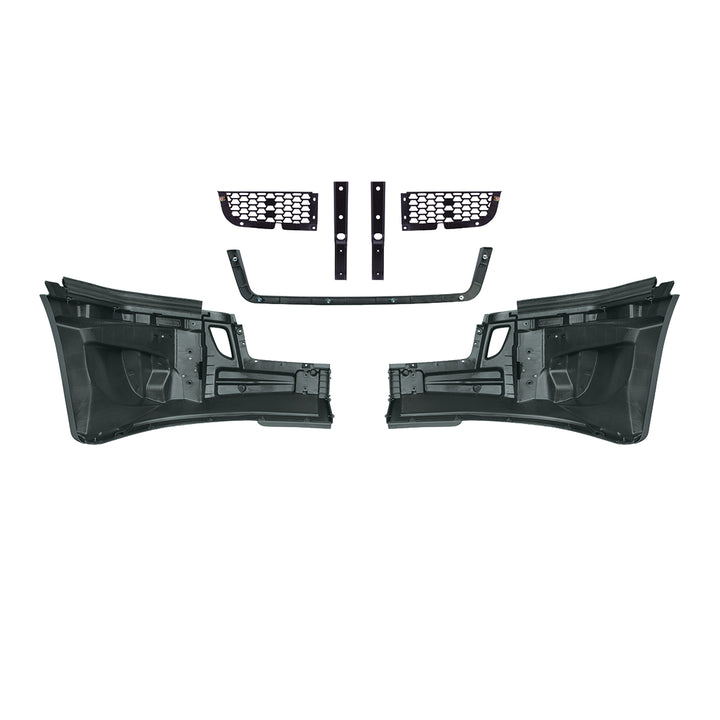 5-Piece Bumper Kit Without Fog Light Opening For 2018-2024 Freightliner Cascadia