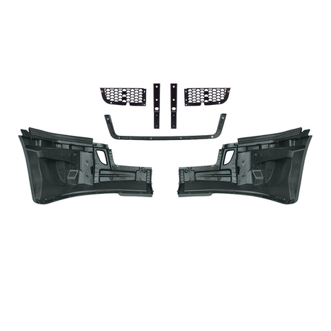 5-Piece Bumper Kit Without Fog Light Opening For 2018-2024 Freightliner Cascadia