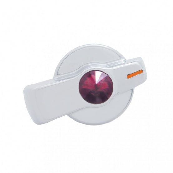 A/C Knob (Newer Model) With Purple Crystal For 2005-2010 Freightliner