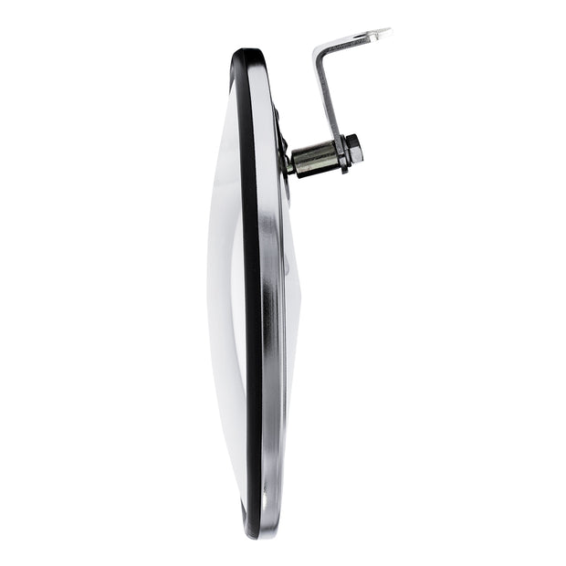8-1/2" Chrome 320R Convex Mirror - Offset Mounting Stud