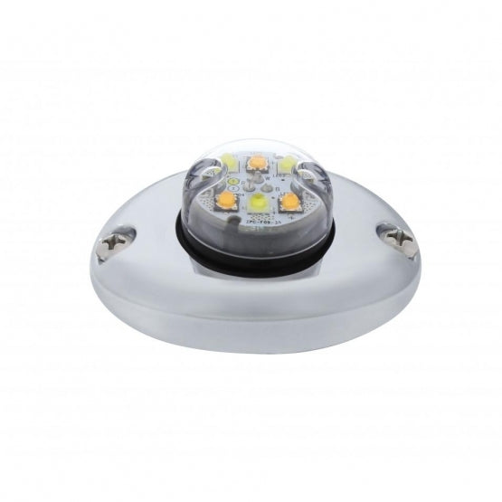 6 LED 1" Warning Light - Split Color