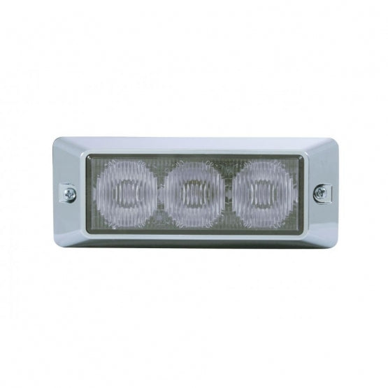 3 High Power LED Warning Light - Amber LED