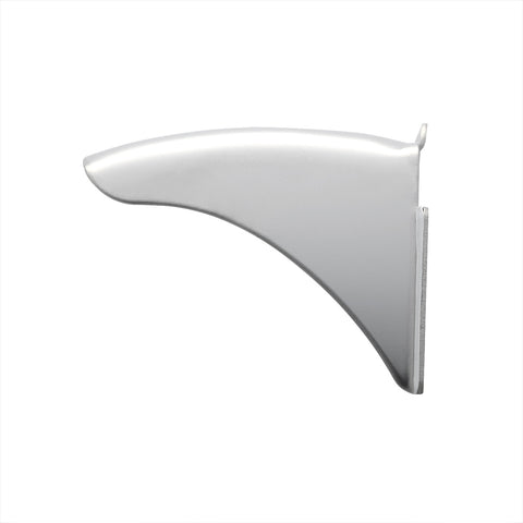 Stainless Steel Visor For 4" X 6" Rectangular Headlight, Curved Top Style