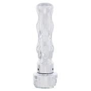 Thread On Flame Gearshift Knob With Adapter For Eaton Fuller 13/15/18 Speed - Chrome