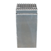 12"L X 25"W X 28"H Aluminum Step Saddle Box