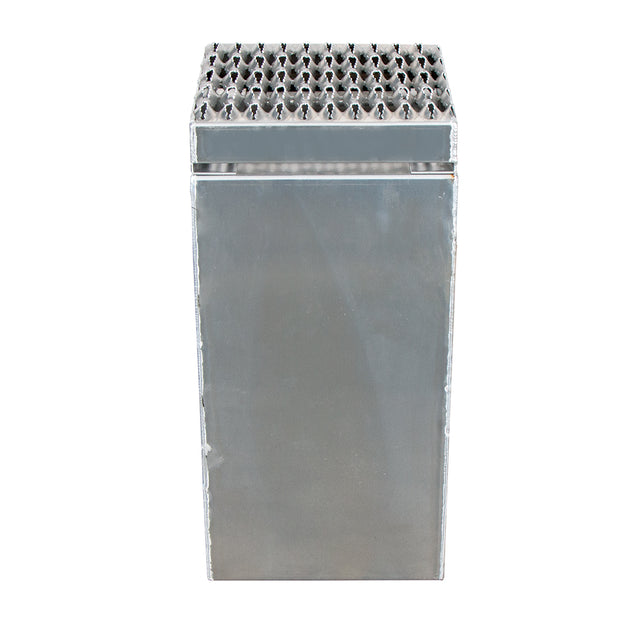 12"L X 25"W X 28"H Aluminum Step Saddle Box