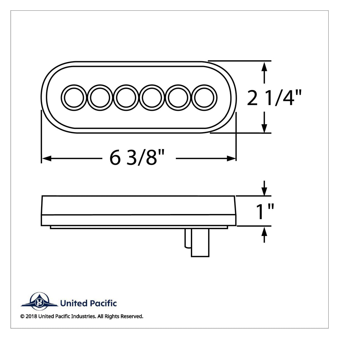 22 LED 6" Oval GloLight Kit (Back-Up)