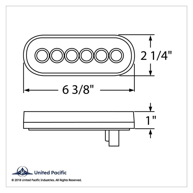 22 LED 6" Oval GloLight Kit (Back-Up)