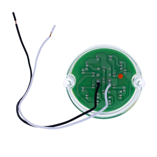 19 LED Watermelon Grakon 1000 Cab Light - Amber LED/Clear Lens