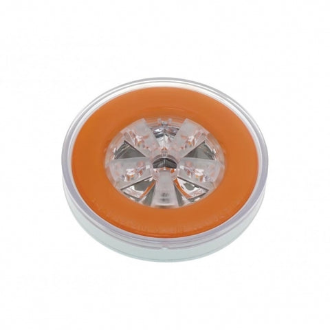 18 LED 4" Round GloLight Kit (Turn Signal) - Amber LED/Amber Lens (Each)