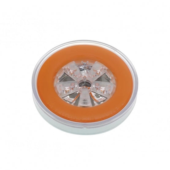 18 LED 4" Round GloLight Kit (Turn Signal) - Amber LED/Amber Lens (Each)