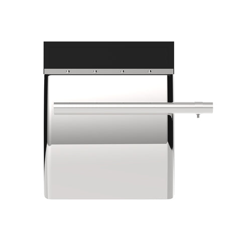 24" X 24" 430 Stainless Quarter Fender With Tube Bracket Set (Pair)