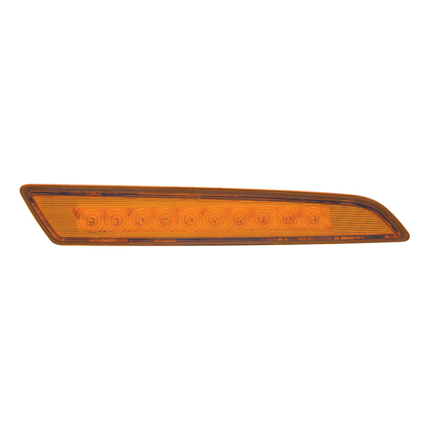 10 LED Hood Fender Side Marker Light For 2018-2024 Volvo VN/VNL - Driver