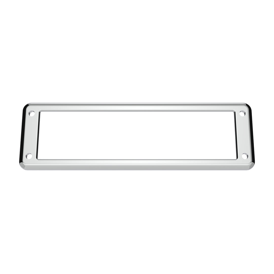 Chrome Plastic Overhead Pocket Bezel For 2000-2010 International 9900/9400/9200