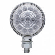 17 LED Dual Function Reflector Single Face Light - Amber LED/Clear Lens