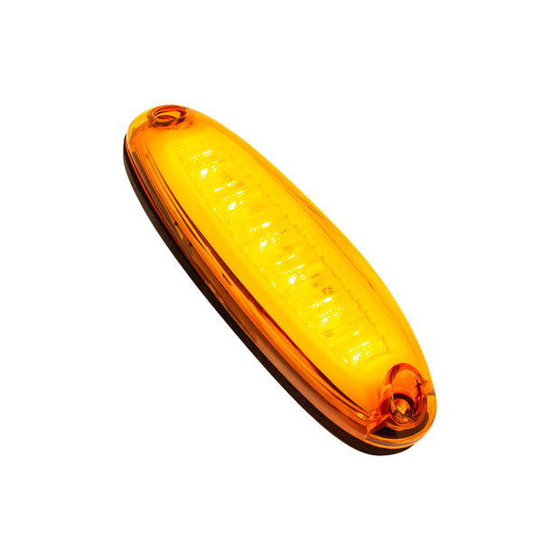 12 LED Cab Light For 2008-2017 Freightliner Cascadia - Amber LED/Amber Lens