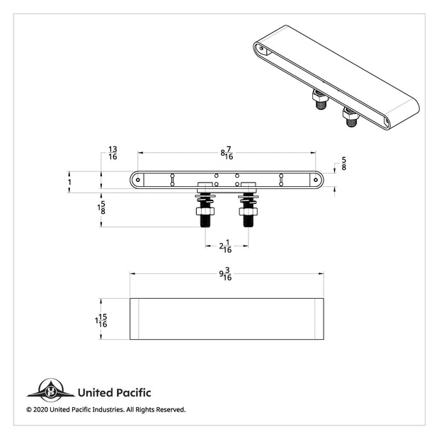 20 LED 9" Double Face Light Bar - Amber LED/Amber Lens