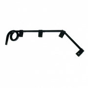 Black Angled Mud Flap Hangers - 1 Coil (Pair)