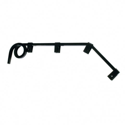 Black Angled Mud Flap Hangers - 1 Coil (Pair)