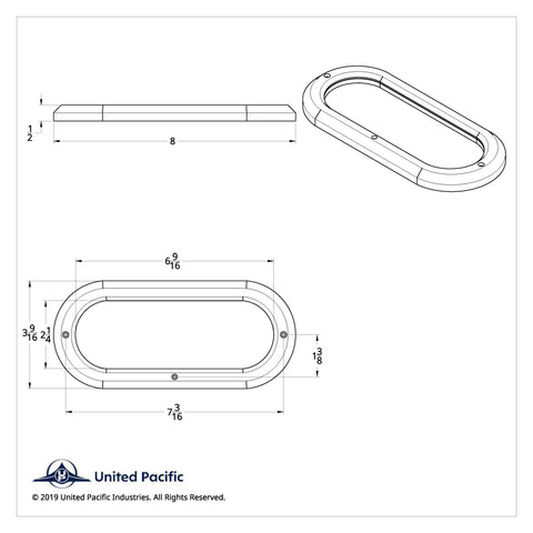 Oval Light Bezel