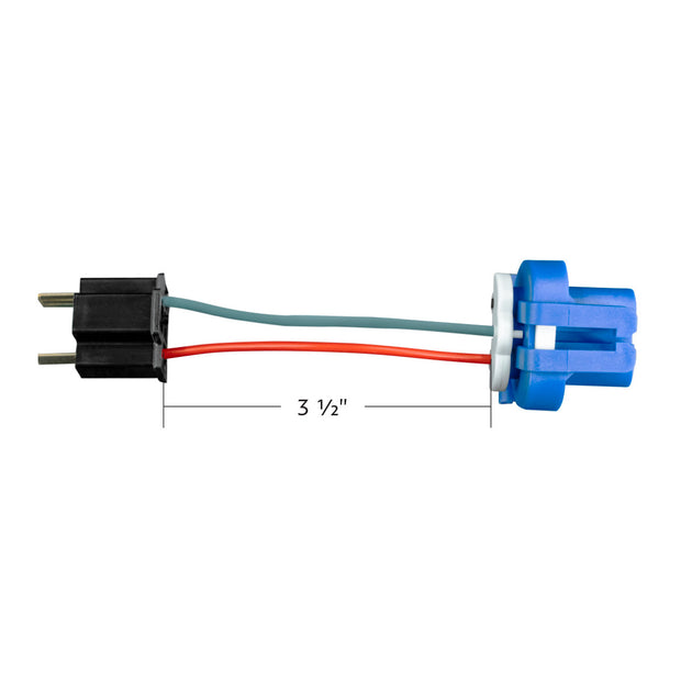 9007 to H4651 2-Pin Bulb Conversion Adapter Plug