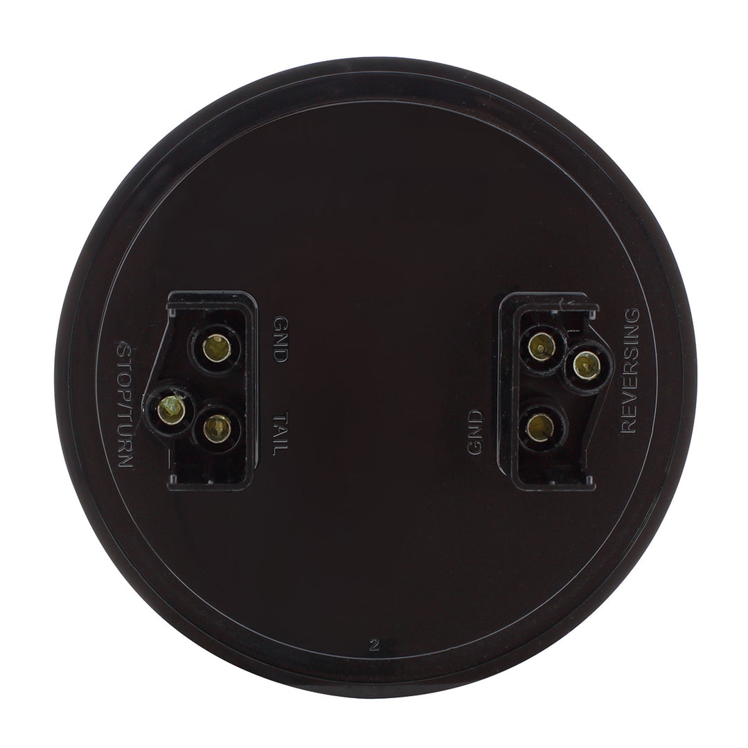 4" Round Combo Light With 12 LED Stop, Turn &amp; Tail &amp; 16 LED Back-Up - Red LED/Red Lens United Pacific 36607