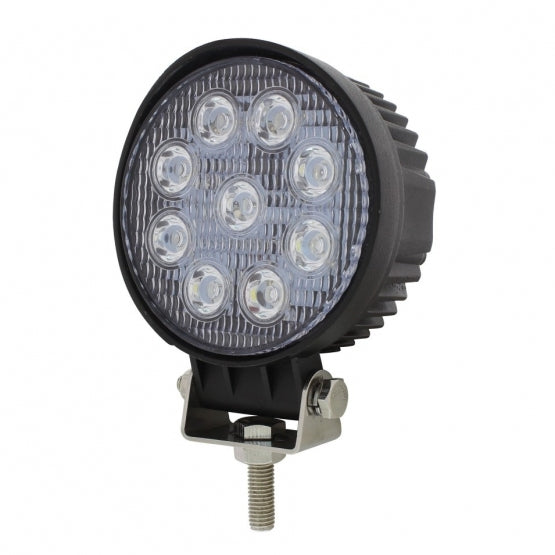 9 High Power LED Round Work Light - Spot