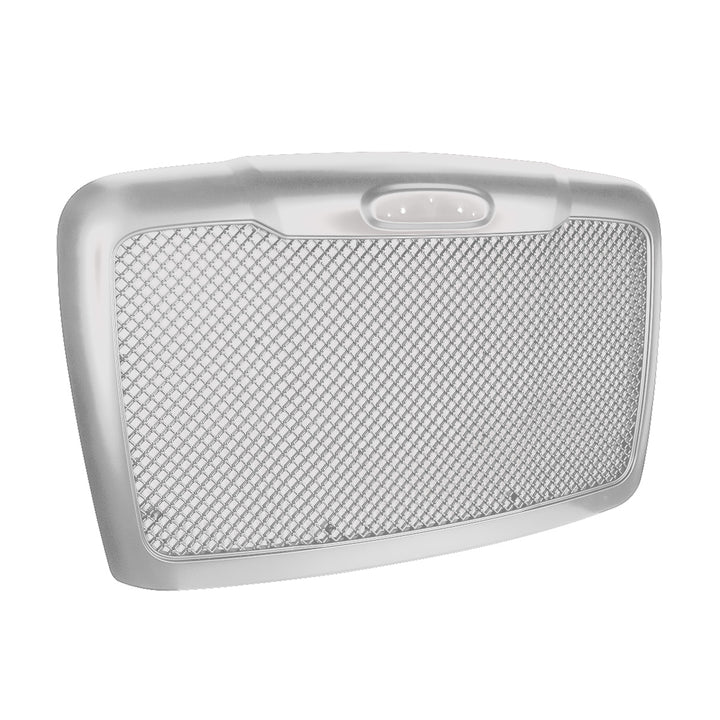 Mesh Chrome Grille With Bug Screen &amp; Logo Mount For 2008-2017 Freightliner Cascadia