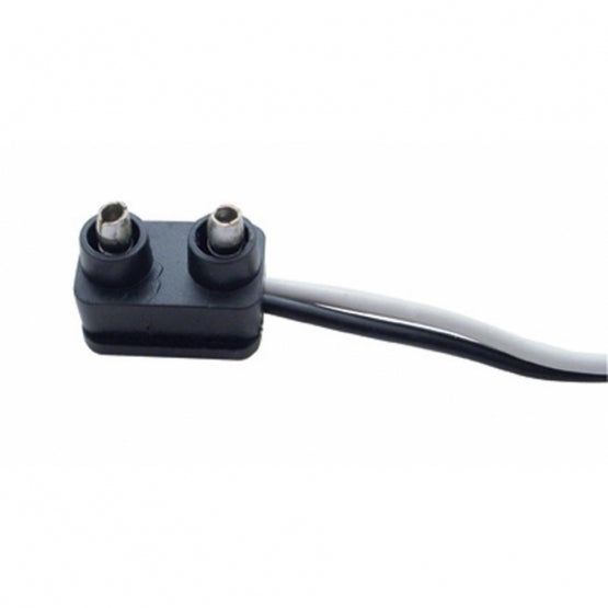 2 Wire Pigtail With 2 Prong Plug - 6" Lead (Retail)