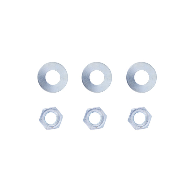 3" X 12" Chrome Standard Bottom Mud Flap Plate - Welded Stud