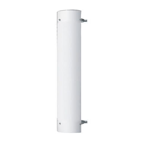 48" Tall 270 Degree Stainless Exhaust Muffler Shield For 10" Diameter Exhaust - Plain