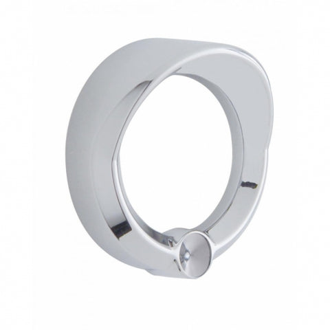 Signature Series Freightliner Small Gauge Bezel With Visor - Indented