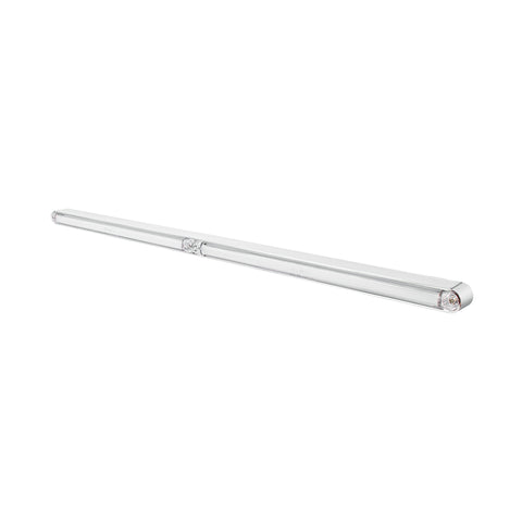 Dual 24 LED Dual Function 12" GloLight Bar With Bezel - Red LED/Clear Lens